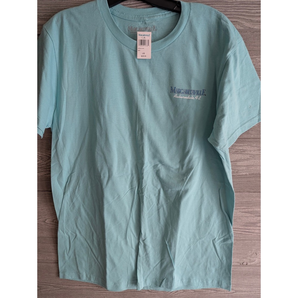 NWT-Margaritaville Mens Changes in Latitudes T-Shirt Mint Green Large Auburndale